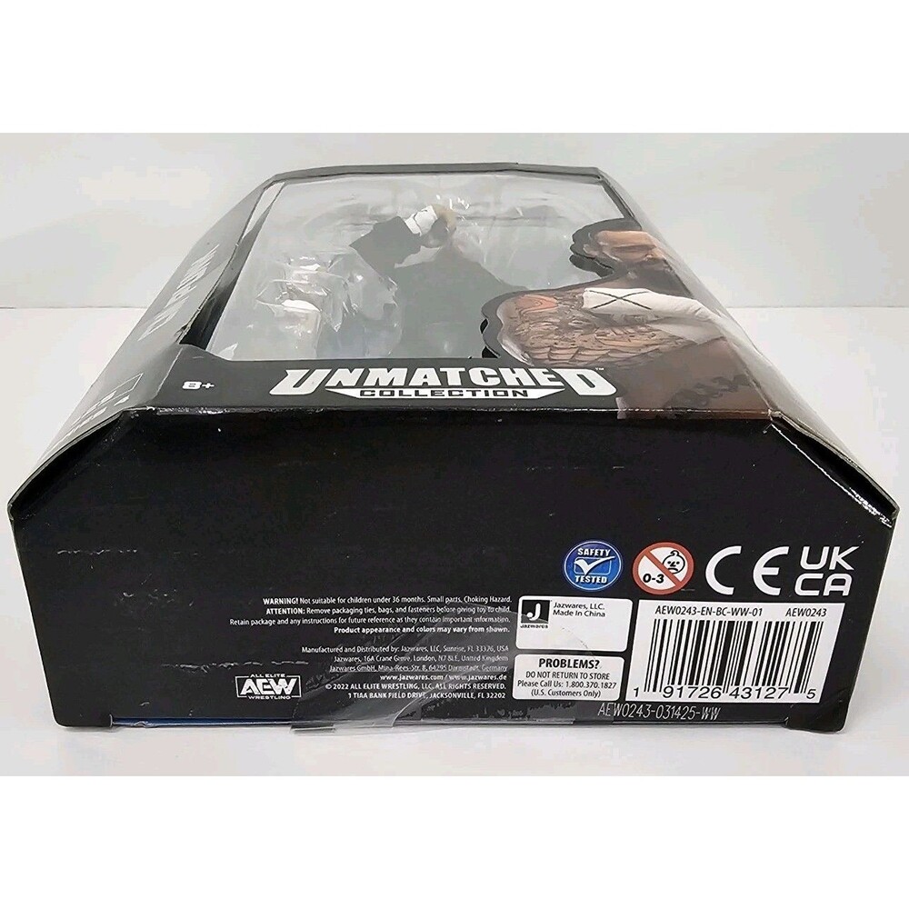 CM Punk All Elite Wrestling AEW 7" Action Figure, Unmatched Series 4 #25 - Picture 7 of 9